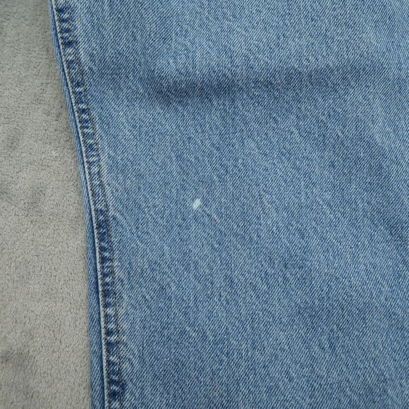 Carhartt Jeans Mens Size 42x32 Blue Traditional Fit 100% Cotton Denim Workwear - Picture 5 of 16